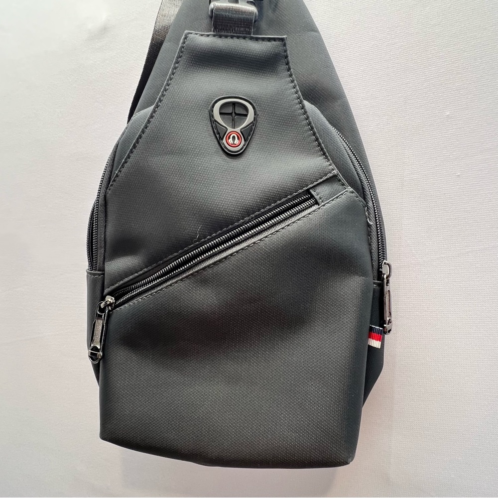 Black Belt Bag with Modern Design and Clean Lines
